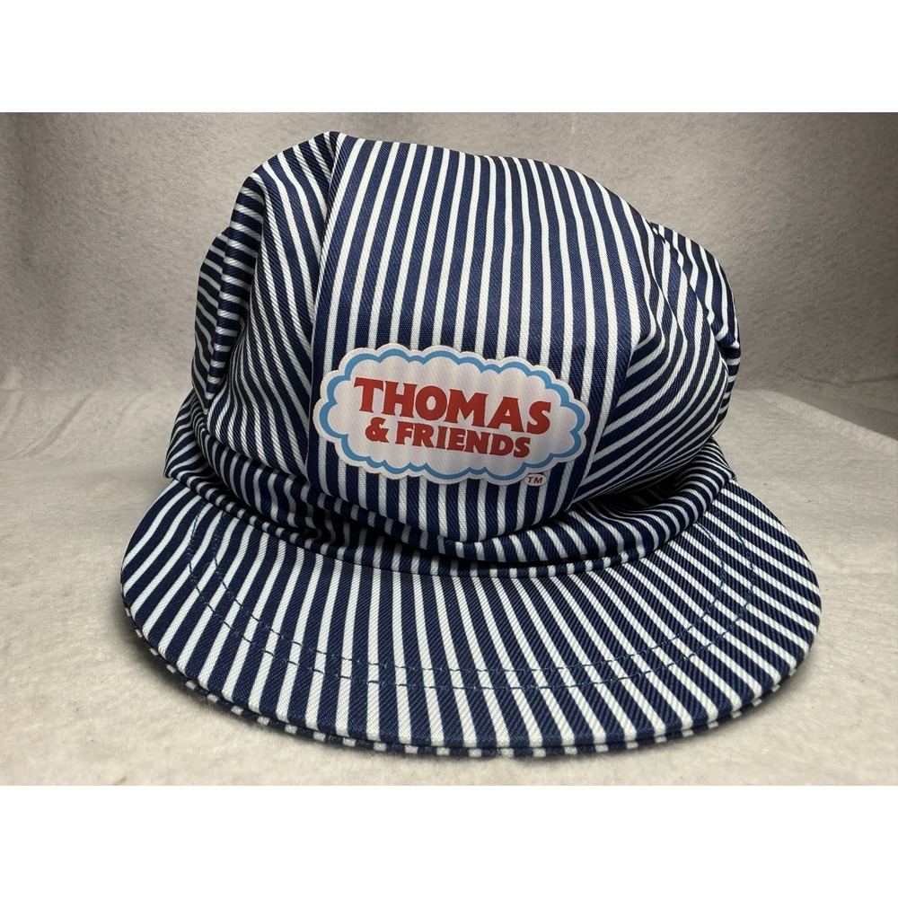 Thomas & Friends Train Engineer Conductor Hat Cap Blue White Fisher Price 2013